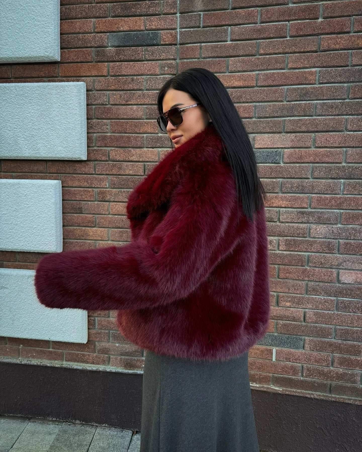 Casaco Sabrina com Textura Felpuda