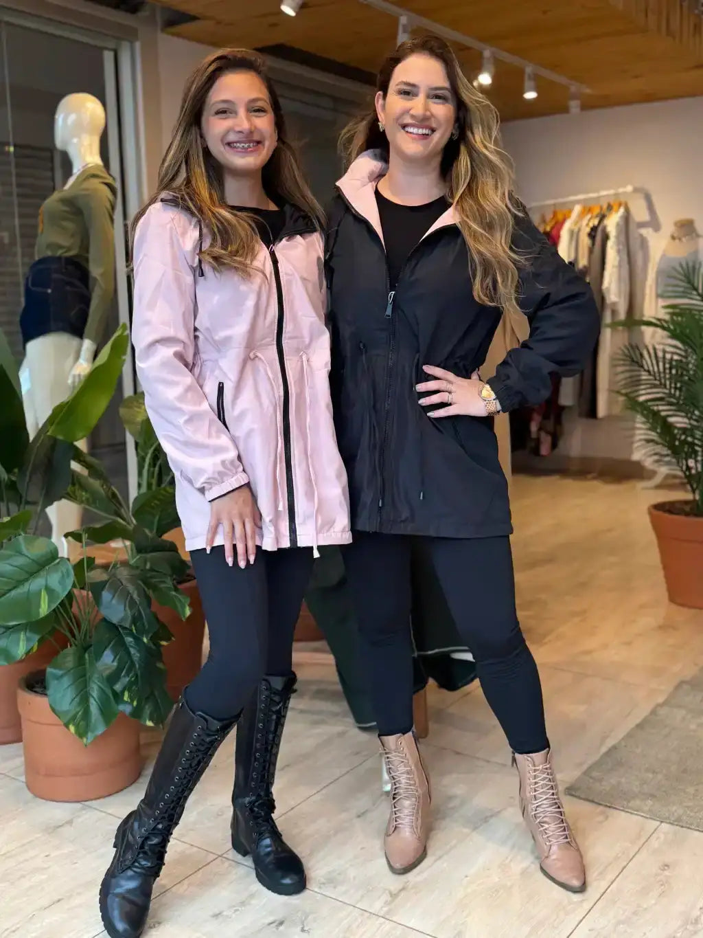 Parka Dupla Face - 2 em 1 Impermeável